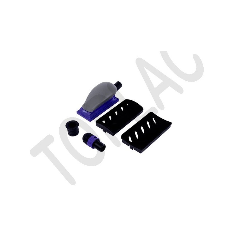 3M Hookit Purple+ Sada zakřivených adaptérů s více otvory, 70 x 127 mm