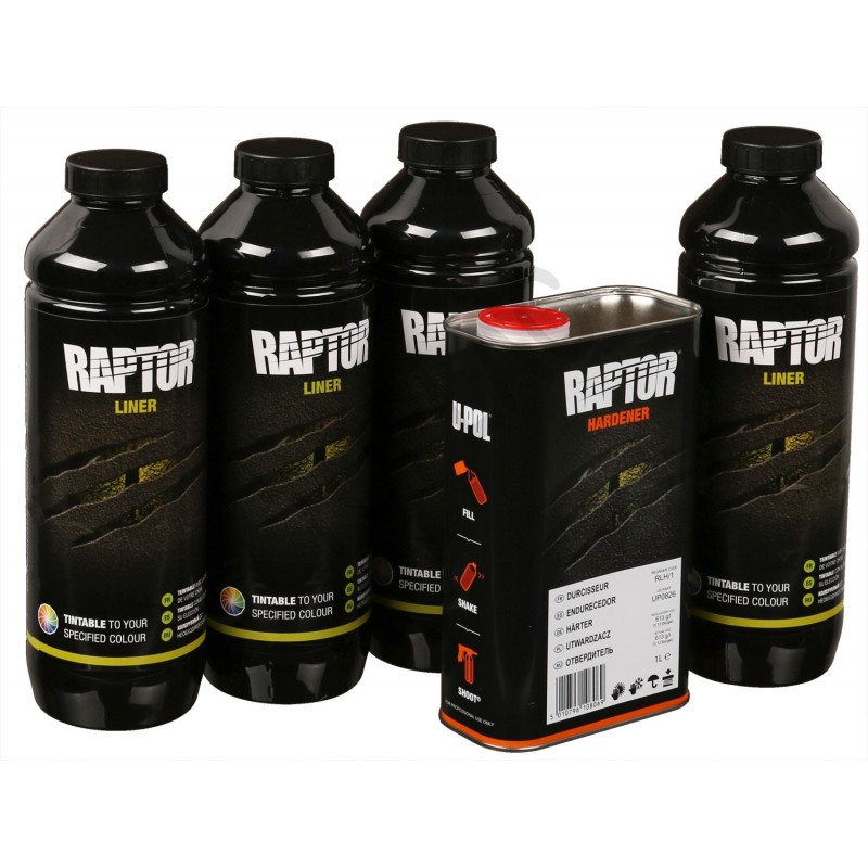 Raptor Liner Kit černý 4x750/1 - UPOL0001