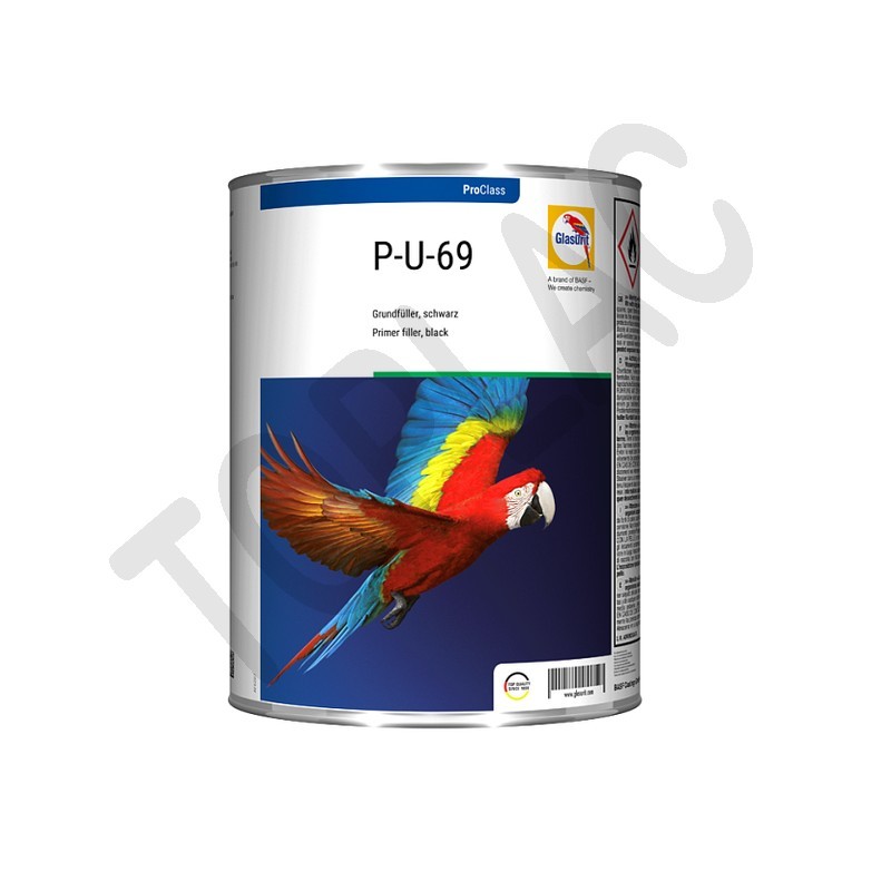 Glasurit P-U-69 Základový plnič černý, 4 L