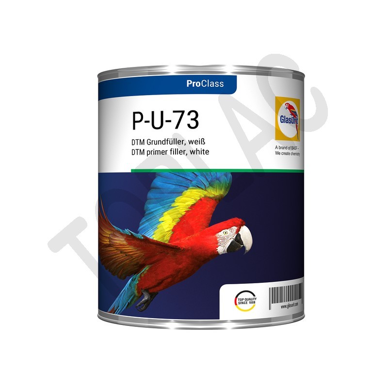 Glasurit P-U-73 Základový plnič DTM, bílý, 3 L