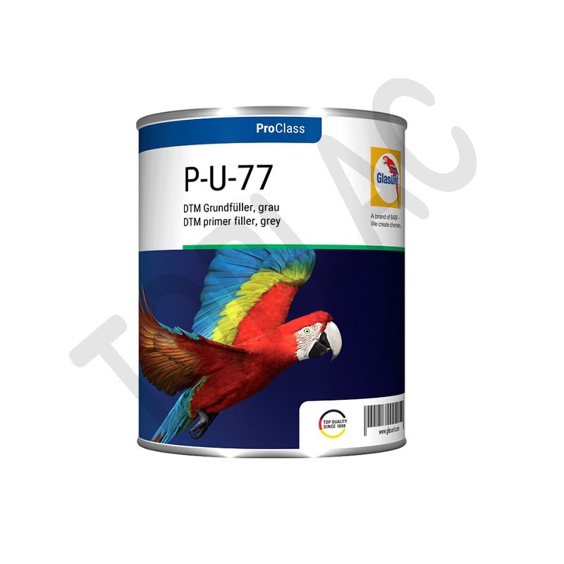Glasurit P-U-77 Základový plnič DTM, šedý, 3 L
