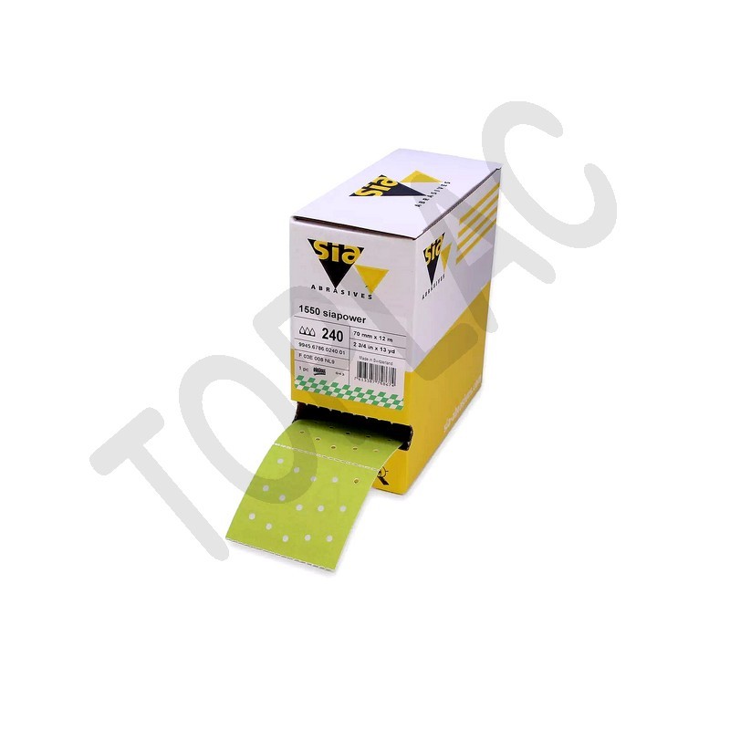 SIAPOWER 1550, role s přířezy, 70 mm x 12 m, perf., multiotv., P120