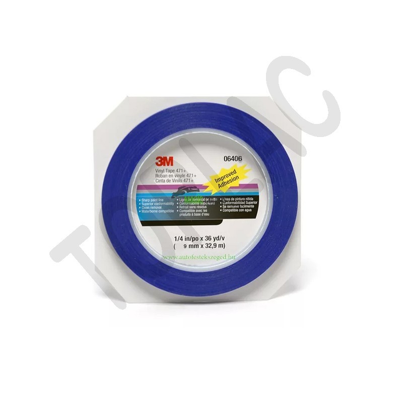 3M Obrysová páska modrá, 471+, 9 mm-06406