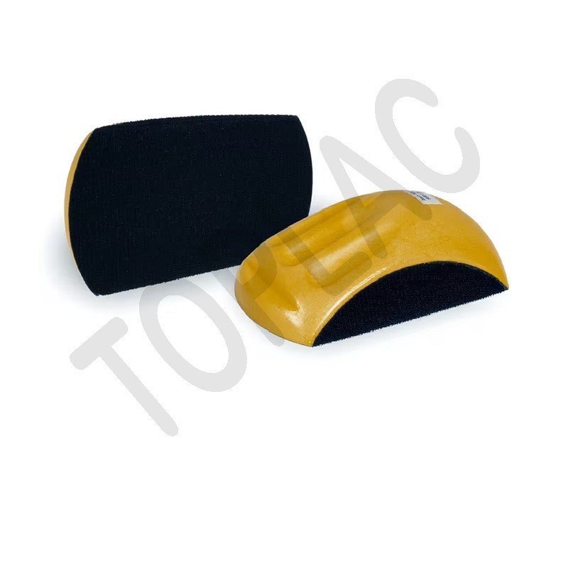 Brusný blok velcro, žlutý, 150mm