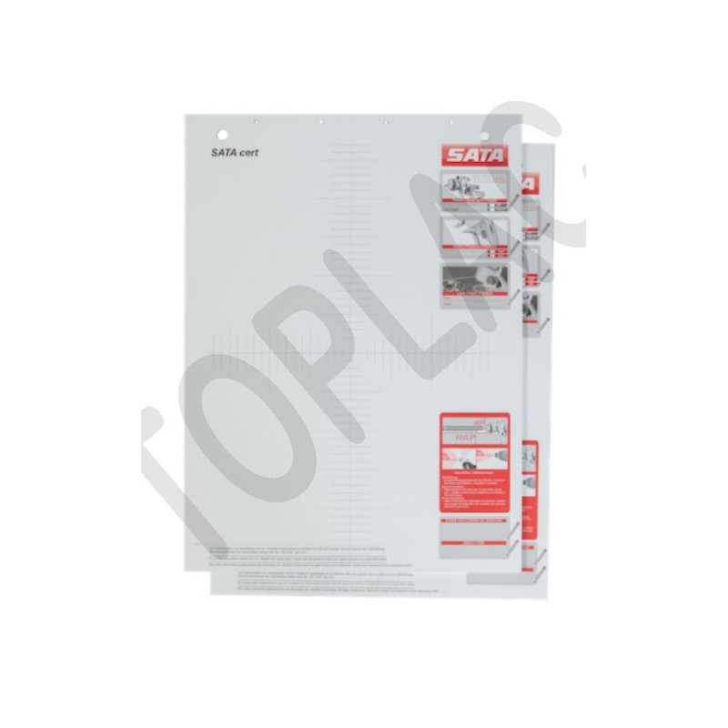 SATA Zkušební terč s 25 listy (balení 2 ks) - SATA 161646