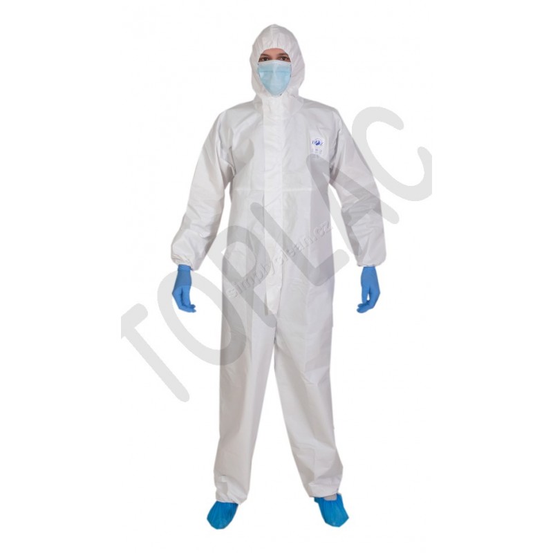 Jednorázový ochranný overal, velikosti XXL