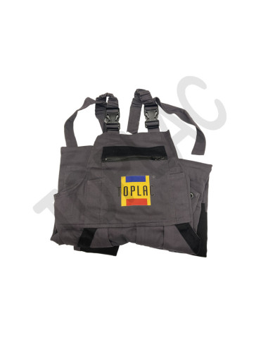 Toplac kalhoty s kšandami, velikost 58