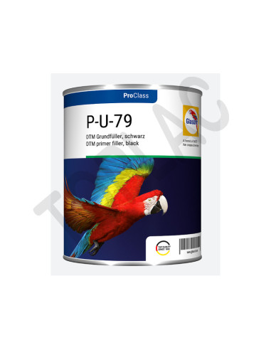 Glasurit P-U-79 Základový plnič DTM, černý (3 L)