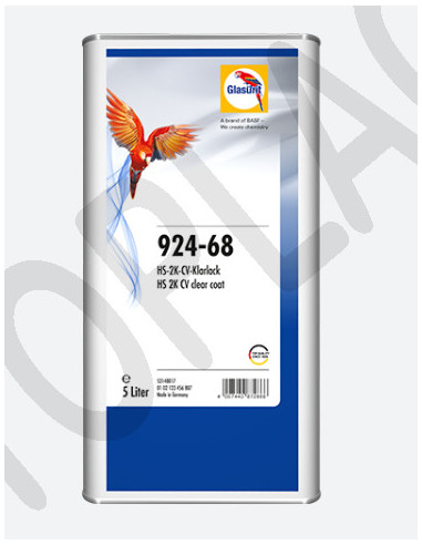 Glasurit 924-68 Bezbarvý lak HS-CV (5 L)
