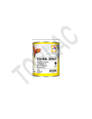 Glasurit 923-RAL 3024/00T Svítivá červená (1 L)