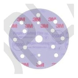 3M Hookit Jemný brusný kotouč, 15 děr, D150, P2000, 260L - 51304