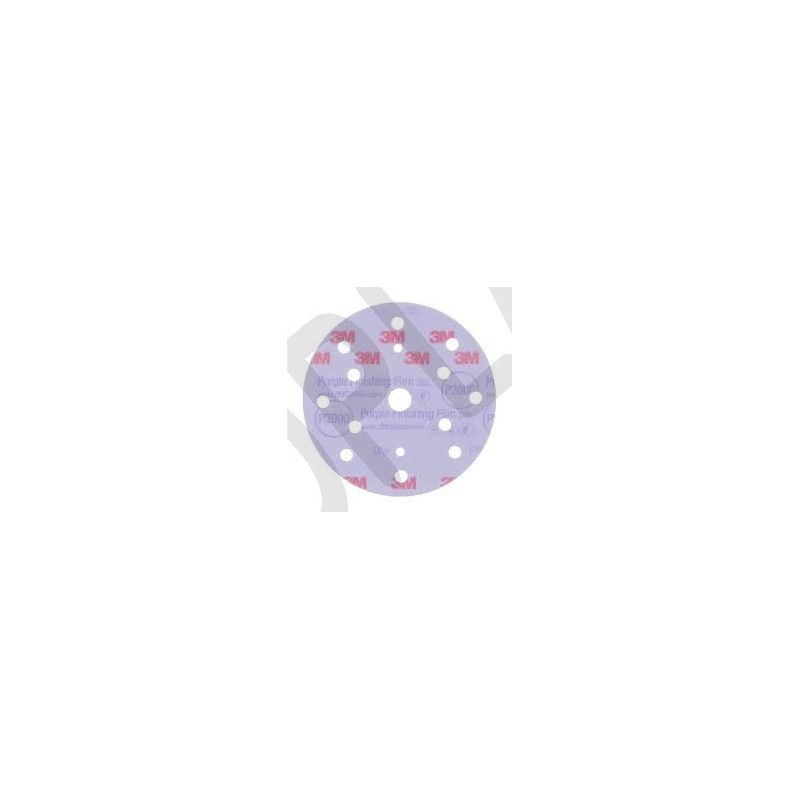 3M Hookit Jemný brusný kotouč, 15 děr, D150, P2000, 260L - 51304