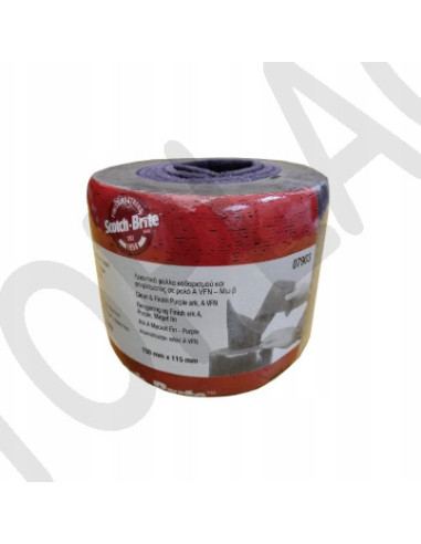 3M Brusné archy Scotch-Brite v roli, šedé, 115 x 150 mm-07904