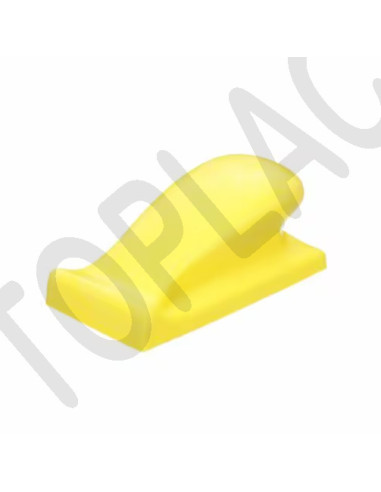 3M ruční hoblík 70x127, měkký, žlutý - 05742
