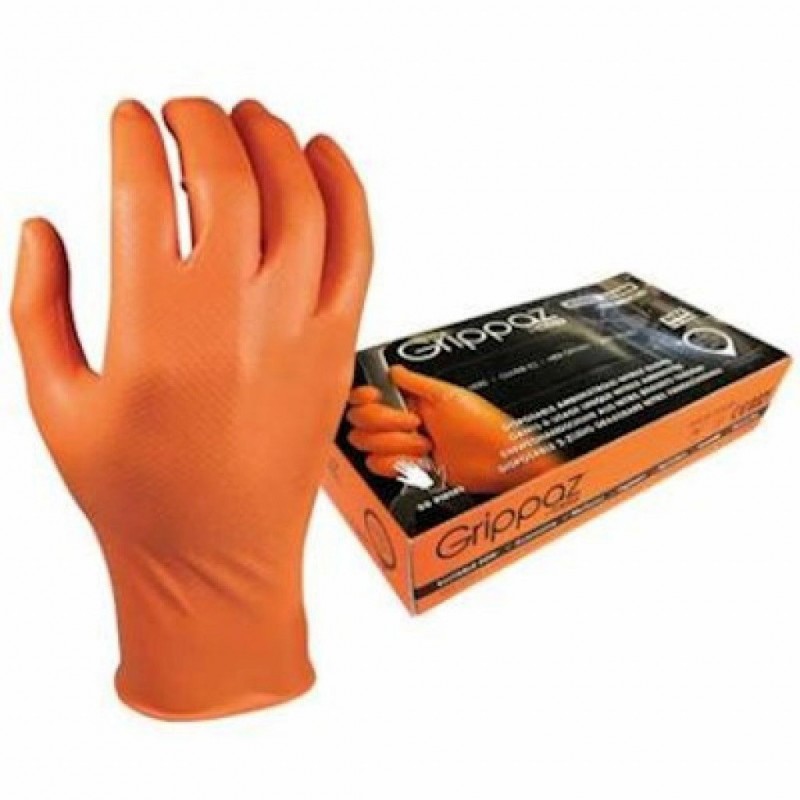 Protismykové nitrilové rukavice 0,15 mm GRIPPAZ-246