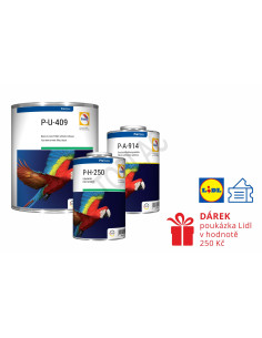 Balíček Glasurit P-U-403 (3L) + P-U-409 (3L)+P-H-250 (2L)+P-A-914 (2L)