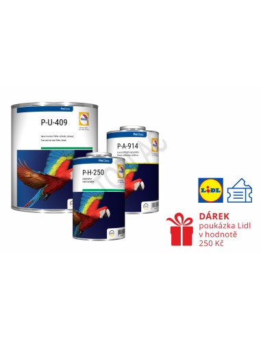 Balíček Glasurit P-U-403 (3L) + P-U-409 (3L)+P-H-250 (2L)+P-A-914 (2L)