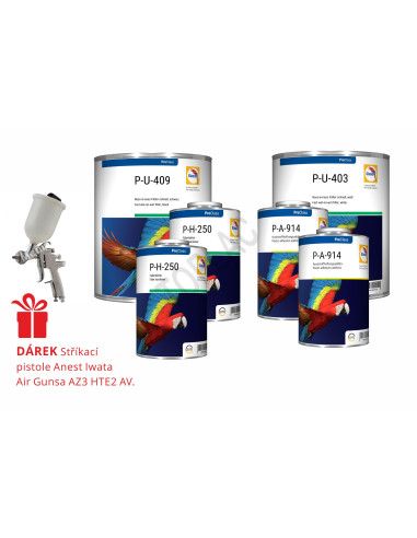 Balíček Glasurit P-U-403 (3L) + P-U-409 (3L)+P-H-250 (2L)+P-A-914 (2L)