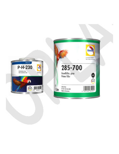 Balíček Glasurit zákl. plnič šedý 285-700 (5x4L) + P-H-230 (5x1L)
