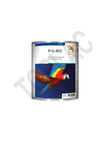 Glasurit P-U-403 (3 L) Plnič mokrý do mokrého, bílý