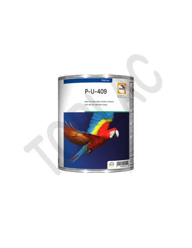 Glasurit P-U-409 (3 L) Plnič mokrý do mokrého, černý