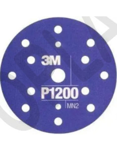 3M Flexibilní brusný kotouč 270J, 15 děr, D150, P1200 fialový