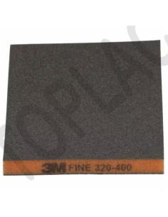 3M Oboustr. brousicí houba, jemná, P320-400, oranžová, 124mm x 98mm