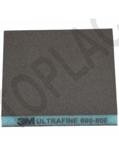3M Oboustr. brousicí houba, ultrajemná 600-800, modrá, 124mm x 98mm