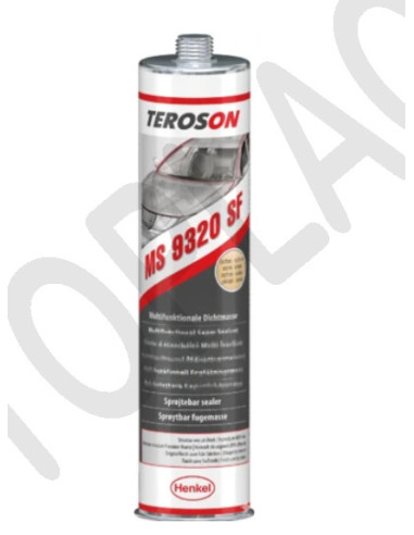 Teroson MS 9320 SF, Černá, 300ml, standardní kartuše