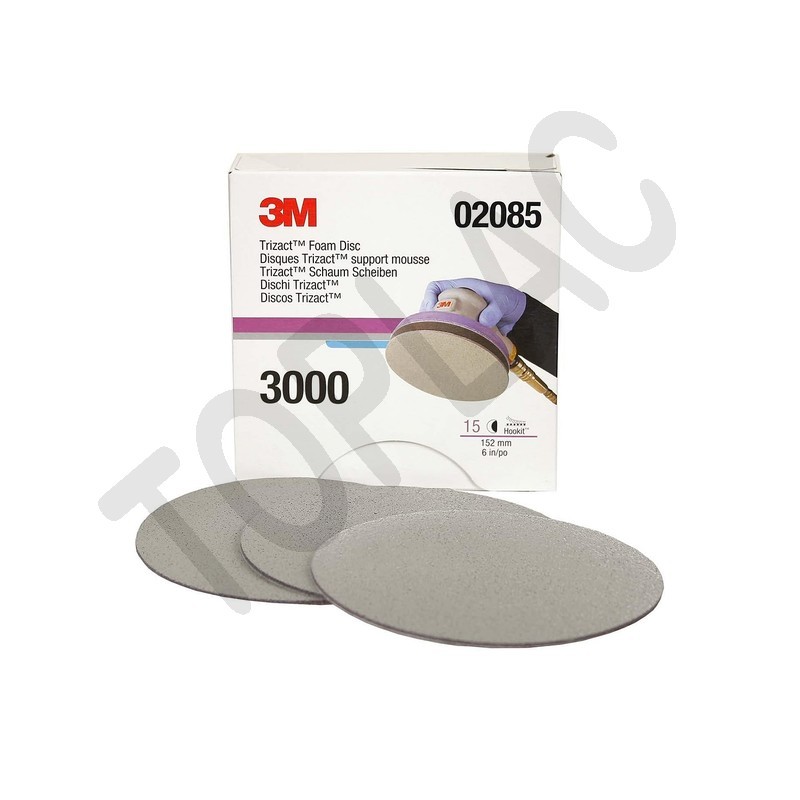 AKCE 3M Trizact Hookit, D150 mm, P3000 (02085) + 2 ks Perfect it 50487