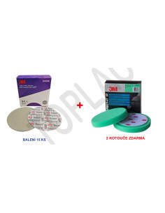 AKCE 3M Trizact Hookit, D150 mm, P3000 (02085) + 2 ks Perfect it 50487