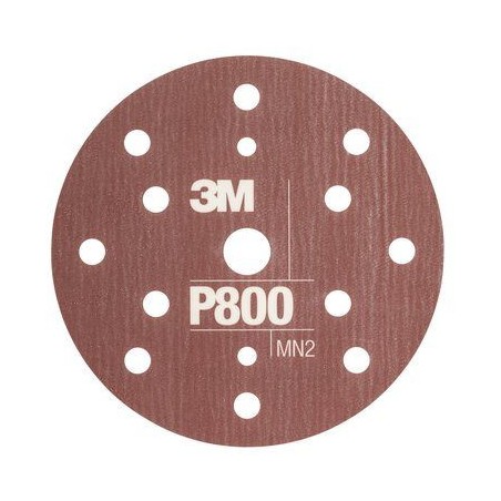 3M Flexibilní brusný kotouč 270J, 15 děr, D150, P600-P1500-34419