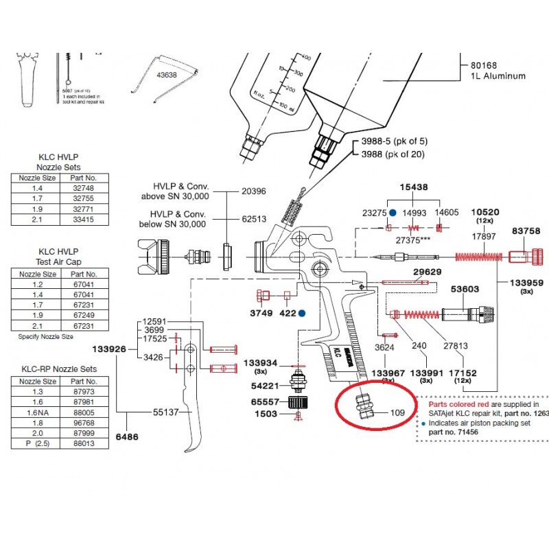 SATA Vzduchová spojka 1/4" vnější závit SATA109