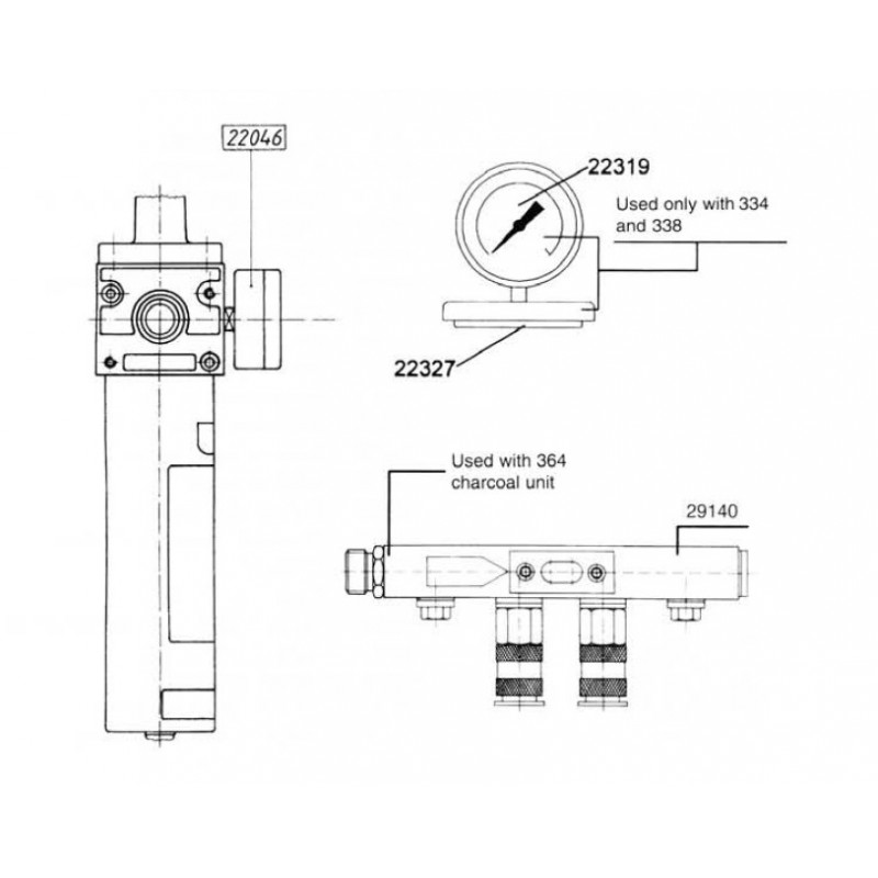 SATA Manometr 0 - 10 bar