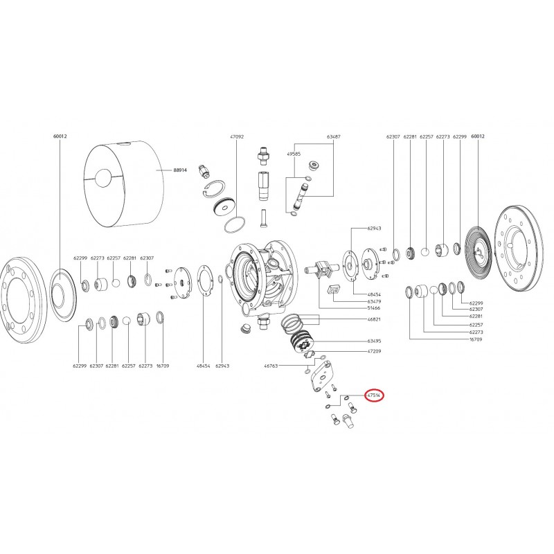 SATA Těsnicí kroužek [pro SATA vario top spray] SATA 47514