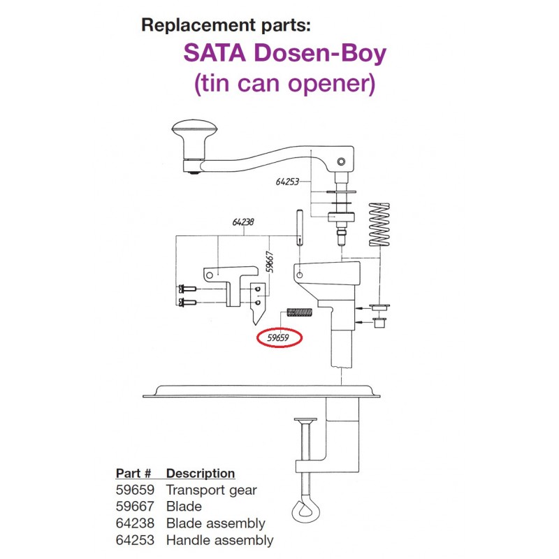 SATA Kolečko pro SATA DOSENBOY SATA 59659