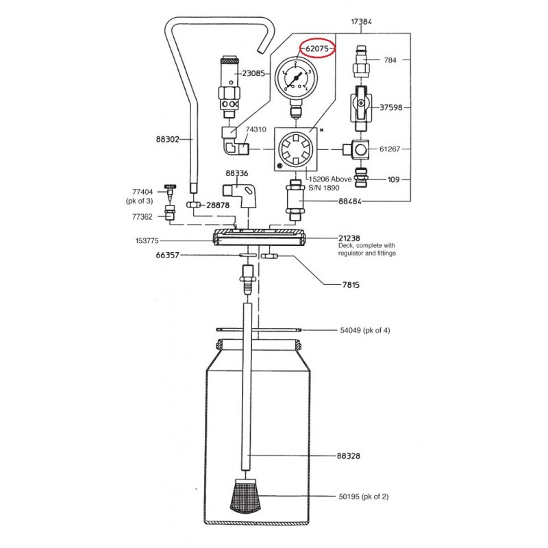 SATA Tlakoměr 0 - 4 bar
