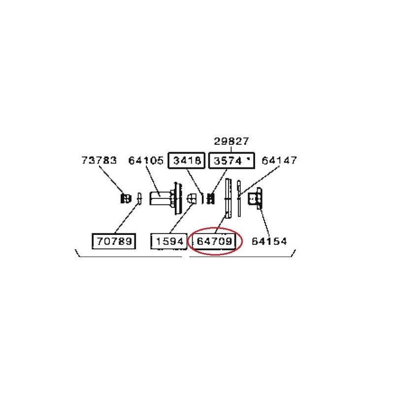 SATA Objímka [pro SATA LP90] SATA 64709