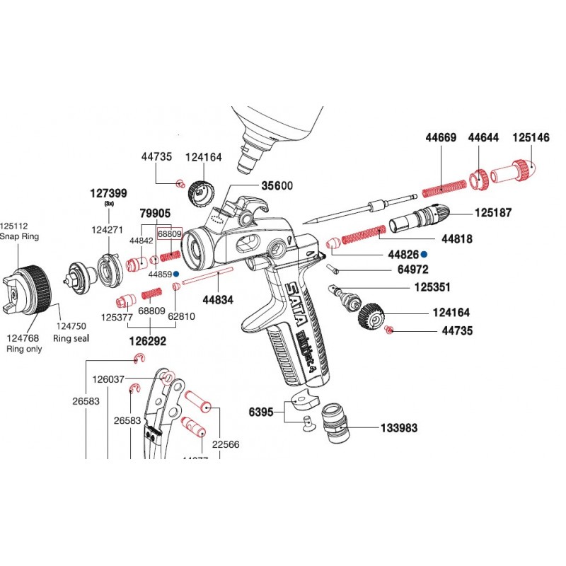 SATA Tlaková pružina [SATAjet 20