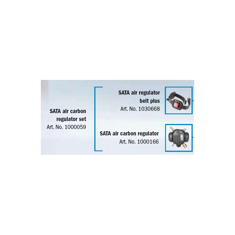 SATA Air carbon regulator set [pro SATA air vision 5000] SATA 1000059